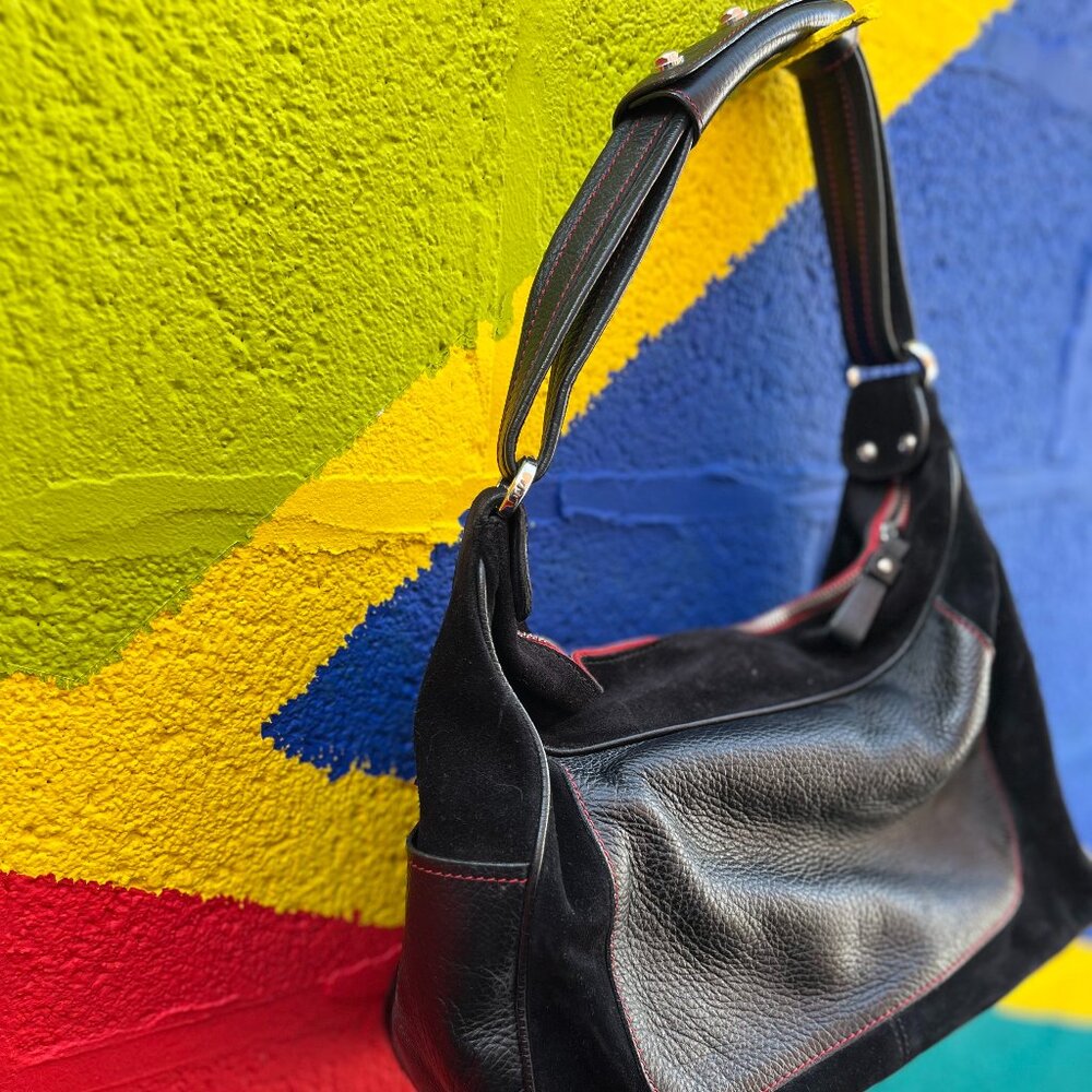 Tod's Micky Ferarri Handbag Leather Suede - Picture 2 of 12